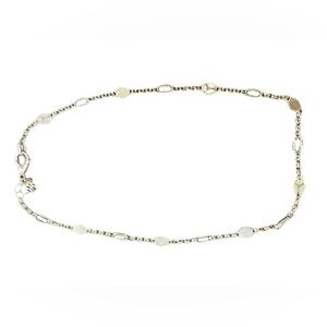John Hardy Silver Oval Link Necklace